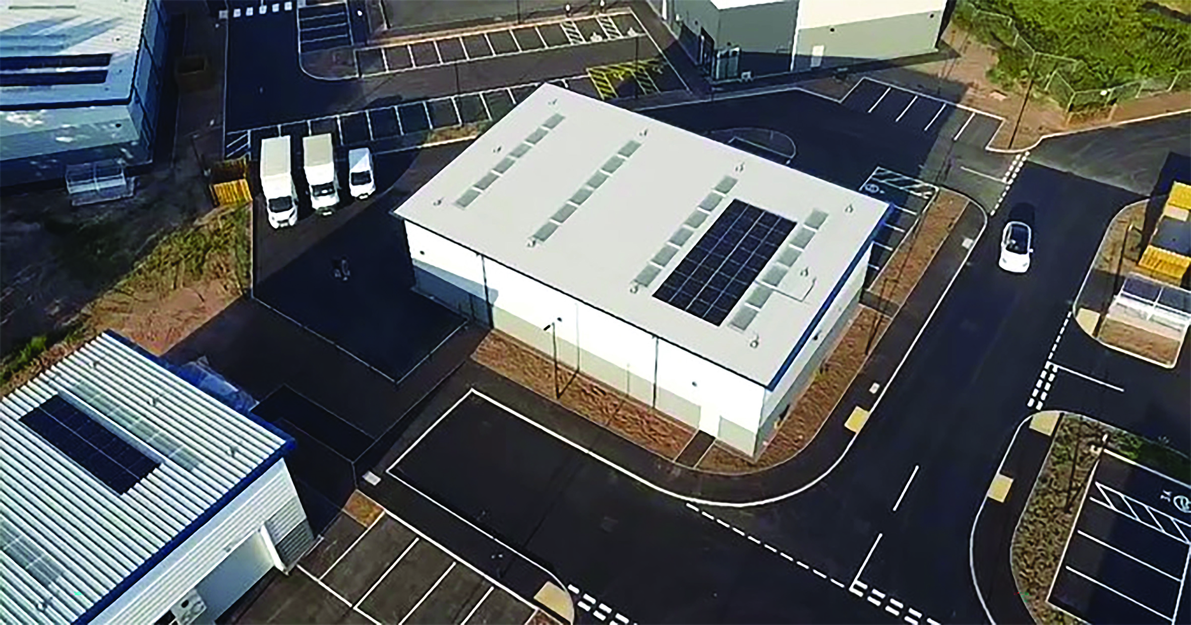 Logfret Within The Depot Of ATW Couriers